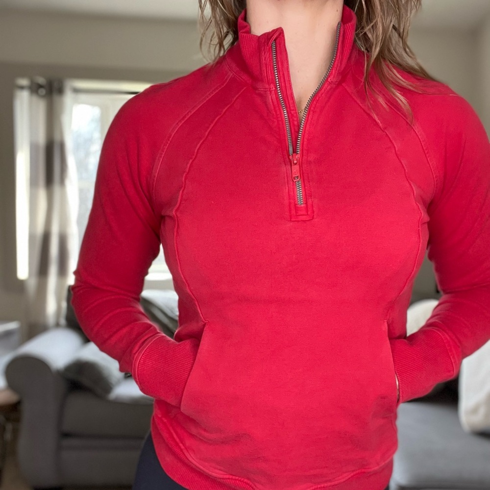 Lululemon 1/4 Zip Scuba Sweatshirt Women’s Size 6